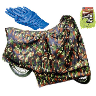 Buy Aazo Tvs Apache Rtr 180 Multicolor Cover With Microfiber
