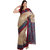 Parchayee Beige Silk Printed Saree With Blouse
