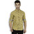 The Indian Garage Co. Mens Green Slim Fit Casual Shirt