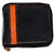Vbees London Men Black, Orange Genuine Leather Outer Zip Wallet