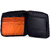 Vbees London Men Black, Orange Genuine Leather Outer Zip Wallet