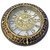 Kartique Gold n Black  with 3D Numbers  wall Clock in 12 Inch