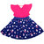 Apricot Kids Blue Frock For Girls