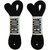 Demoda Shoe laces-2 pair -Black