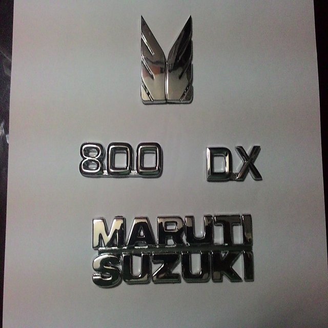 Buy Logo MARUTI SUZUKI ALTO 800 Monogram Chrome Car Monogram