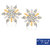 0.19ct Natural Diamonds Studded Earring Set 925 Sterling Silver Earring ER-0227