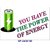 SignageShop  High quality flex You have the power of energy Poster