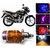 Spare-rack H4/ 3 LED Flasher Headlight Bulb with color changing ring For All Bikes