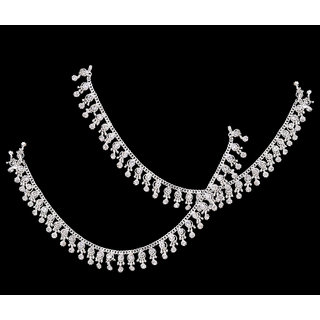 Grt silver online anklets with price