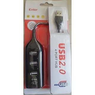 Buy ENTER USB 4 Port HUB usb 2.0 Hi Speed 480 mbps Online @ ₹99 from ...