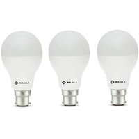 Bajaj 7W LED Bulb B22 Base White Cool Day Light pack of 3 Image