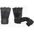 XORO Gym Gloves with Wrist Band, Black Large