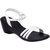 Right Steps Womens White Cutout Wedges Sandals