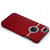 2010Karido Deluxe W/Chrome Rubberized Snapon Hard Back Cover Case For Iphone 5 5S 5G Red