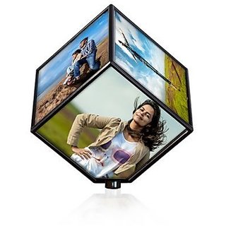 revolving cube photo frame