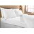 bombay mills 100cotton plain double bed sheet with two pillow covers - white