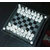 Wonderful Elegant Glass Chess and Checker Board Best Handy Set Elegant Chess