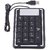 USB mini Numeric Keypad Keyboard for Laptop 19 Keys Black