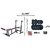 PROTONER WEIGHT LIFTING PACKAGE 22 KGS + 6 IN 1 BENCH + H.GRIP + GLOVES+ROPE