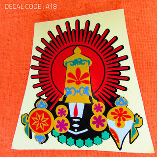 Buy Lord Balaji Multi Colour Radium Decal For Bike And Car Online 199 From Shopclues