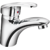 CARBON (single lever basin mixer with 450 mm braided connection pipe and provisi