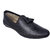 Knoos Men Black Synthetic Leather Loafers