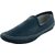 Knoos Men Blue Synthetic Leather Loafers