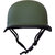 German World War 2 Style Half Face Helmet (Matte Military Green)
