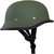 German World War 2 Style Half Face Helmet (Matte Military Green)