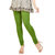 Begonia Lime Green Cotton Spandex Stretch Leggings