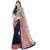 Manvaa Beige color Georgette  Printed Patch Work womens saree-IW5ICN40500