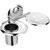 Stainless Steel Soap Dish With Tumbler Holder-Creta Series