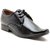 Iroo MenS Black Formal Lace Up Shoes