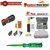 Combo of 8 In 1 Multi Screwdriver Set With 41 Pcs Tool Set and Electric Tester