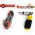 Combo of 8 In 1 Multi Screwdriver Set With 41 Pcs Tool Set and Electric Tester