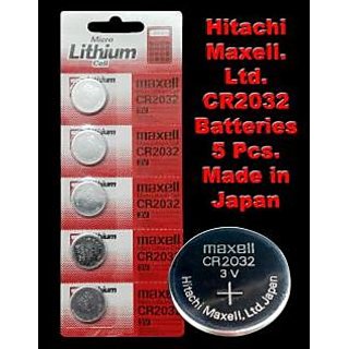 Buy 5 pcs SET - MICRO LITHIUM ION CELL CR2032 3V Lithium Coin Cell ...
