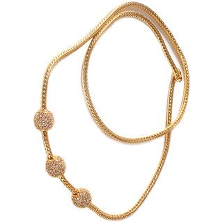 One Gram Gold Designer Mugappu Chain 