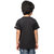 Oleva Cotton Boys Kids Cotton Slogan T-shirts BLACK