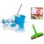 Multicolor Plastic 360 Degree Rotation Iron Mop With Dual Spinners