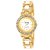 DCH WT 1282 Gold Case With White Dial Analog Watch