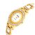 DCH WT 1282 Gold Case With White Dial Analog Watch