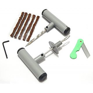 Buy Universal Silver Tubeless Tyre Puncture Repair Kit For Cars