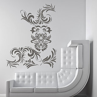 Buy Destudio Floral Design Wall Art Sticker 1 - Wall Stickers Online -  Floral Decals - Decals - Home Decor - Pepperfry Product