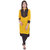 Beautiful  Yellow Printed Cotton  Kurti From the House of Palakh