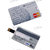 Microware USB 2.0 4GB Credit Card Shape Pen Drive
