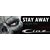 Stay away from my CIaz Vinyl Printed Car Decal