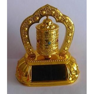 Astrology Goods Feng Shui Rotating Solar Prayer Wheel Ornaments Bells Car/home 1