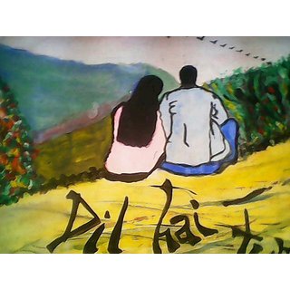 Buy Handmade Couple Oil Painting Online 700 From Shopclues