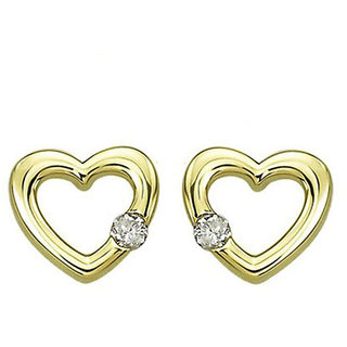 Diamond Earring In Yellow Gold - SAN14