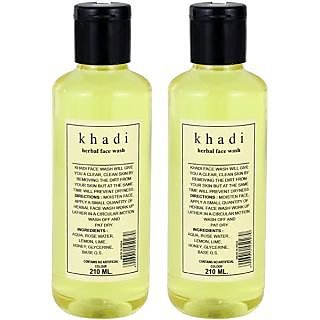 Khadi Herbal Face Wash (Twin Pack)